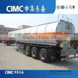 CIMC Stainless Steel Chemical Liquid Transport Tank Semi Trailer thumbnail-6