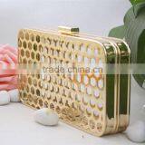 Newest Design Golden Metal Mesh Box Frame Clutch Purse Frame Quality Choice thumbnail-3