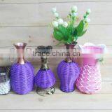 Metal handcraft household decoration flower vase