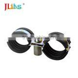 1/4"Double Pipe Clamps With Rubber thumbnail-1
