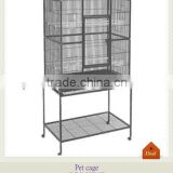 Wrought iron metal square parrot cage