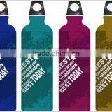 New Fashional Stainless Steel Double Wall Vacuum Insulated Wood Grain Water Transfer Water Bottle Sports Bottle thumbnail-1