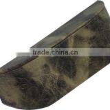 Hand Made PU Leather Plastic Reading Glasses Case