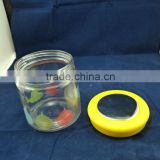 700ml glass sundries container, storage jars, food jars with acrylic manufacturer