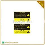 Cheap Custom Triangle Warning Label For Wholesale thumbnail-4
