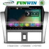 Quad Core Android 4.4 Up To Android 4.4.2 Car Gps Navi For Toyota Vios With Bt thumbnail-1