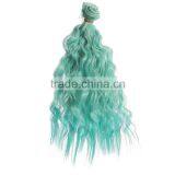25cm Long High Quality Wavy Weft Hair Extension for Dolls thumbnail-3