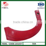 China Hot Selling Agriculture Machinery Parts Double Hole Rotary Tiller Blade