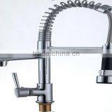 High Quality Pull Out Spring Kitchen Tap Brass Kitchen Sink Faucet thumbnail-1