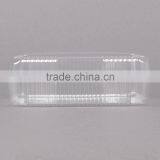 OPS Plastic Clear Clamshell Cake Container With Dome Hinged Lid Cheap Price thumbnail-3