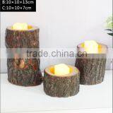 New Arrivals Customized Size Available Country Design Wooden Candle Stand thumbnail-1