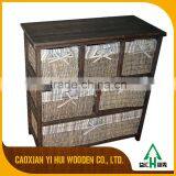 Cherry Wood Storage Cabinet In Kitchen thumbnail-1