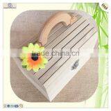 10 cm Natural Rectangle Curved Fixed Turnable Handle Box thumbnail-5