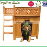 durable water proof wooden outdoor dog kennels with a view