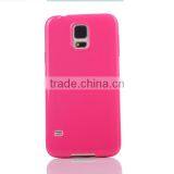 Solid Color TPU Soft Protective Case For Samsung S5, Soft Cell Phone Blank Black Cover thumbnail-4