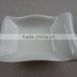 Stock White Porcelain Rectangle Sauce Dish thumbnail-1