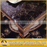 Fancy Marble Top Dining Table Set Living Room Furniture thumbnail-2