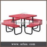 Arlau Steel Outdoor Furniture China,Outdoor Chairs And Tables,Picnic Table Benches thumbnail-2