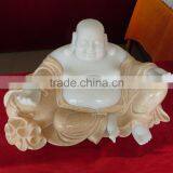 Hand Carved Home Decoration Small Marble Stone Buddha Statue thumbnail-1
