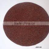 Wooden Bead Place Mats in Brown Colour Available in Other Colours Also thumbnail-1