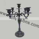 Black Candelabra Centerpieces & Tall Black Candelabras thumbnail-1