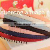 Colorful Plastic Hair Bands With Teeth thumbnail-3