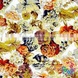 Factory Wholesale Children Clothing Fabric Floral Print Navy Cotton Woven Fabric thumbnail-4