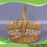 Empty Picnic Hamper Basket,Handmade Picnic Baskets thumbnail-1