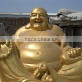 Bronze Happy Buddha Statue for Sale thumbnail-1