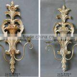MW-0009-02 Silver Hanging Wall Candle Holder With Metal thumbnail-3