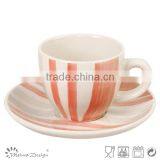 Cup Saucer Silk Screen High Quality Modern Design Top Sale Relaxation Style thumbnail-1
