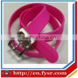 2016 Hot Fashion Colorful Silicone Rubber Fashion Belts for Teens thumbnail-1