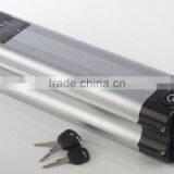 36V9Ah Lifepo4 Ebike Battery Pack Silver Fish Style