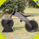 Wholesale Top Sale Wooden Black Balance Bike for Kids New Fashion Black Balance Bike Great Wooden Black Balance Bike W16C051 thumbnail-3