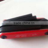 Carbon Steel Material Blaclk Oxide Finishing Hand Tool Folding Hex Key Wrench Set thumbnail-2