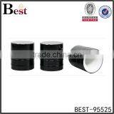 Black Aluminum Crimp on Bottle Cap thumbnail-1
