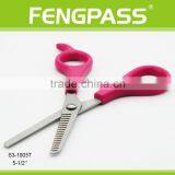 S3-1003T 5-1/2" Inch 2CR13 Stainless Steel With PP Handle Small Hair Thinning Hairdressing Scissors With ABS Plastic Handle thumbnail-4
