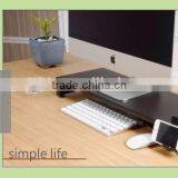 Monitor PC Stand With USB Hubs & Plug, Glass Compute Monitor Stand thumbnail-3