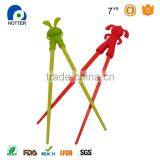 High Quality FDA Food Grade Any Color Custom Silicone Chopstick for Kids thumbnail-1