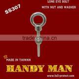 307S Stainless Steel 316 Long Shoulder Eye Bolt thumbnail-2