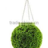 Grass Effect Topiary Ball With Free Hanging Chain thumbnail-1
