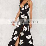 2017 Fashion Style New Design Maxi Long Dress for Girls Sexy Dress thumbnail-1