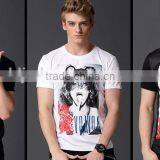 Factory OEM Fashion Style Tee O Neck Printing Men T-shirt thumbnail-1