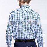 New Design Small Checked Blends Cotton Men Shirt SL0075 thumbnail-2