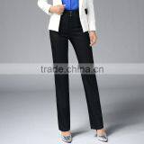 2017 Spring and Autumn New High Waisted Skinny Pants Occupation Suit Pants Middle-aged Straight Pants Custom thumbnail-4