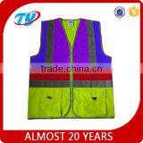 Blue hi Vis Vest Warning Safety Vest thumbnail-4