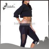 Black Flash Dance Crop Tops thumbnail-2