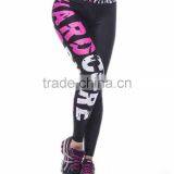 OEM Fully Sublimation Printing Fashion Quick Dry Workout Womens Yoga Pants thumbnail-2