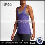 MGOO Lastest Design Low Cut Running Tank Top Women Lightweight Dri-fit Racer Back Singlet