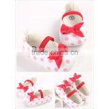 2017 Wholesale Price Lovly Cute Fancy Wedding Princess Baby Shoes With Big Bow thumbnail-4